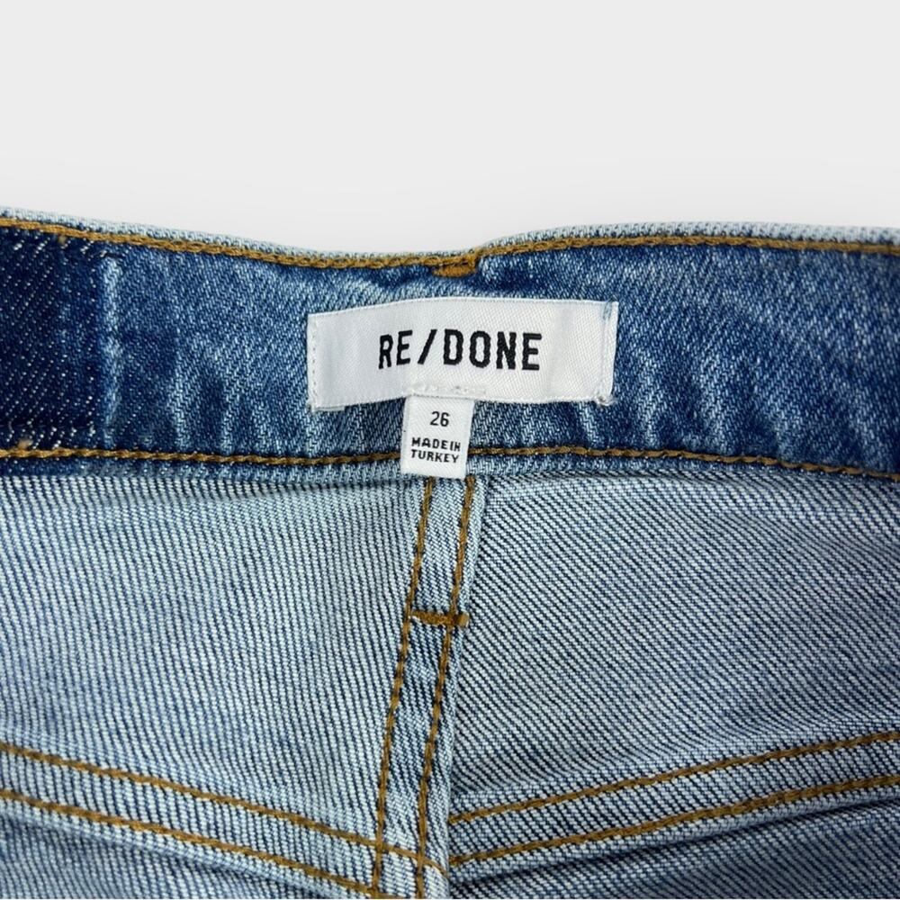 RE/DONE 90s High-Rise Ankle Crop in Medium Worn 31 Size 26 - Picture 3 of 10